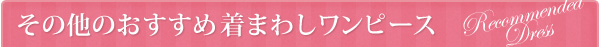 その他のおすすめ着まわしワンピース